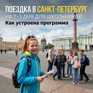 Поездка в Санкт-Петербург на 2–3 дня для школьников: как устроена программа