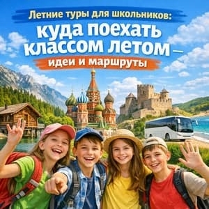 Летние туры для школьников: куда поехать классом летом — идеи и маршруты