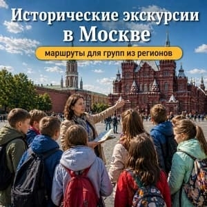 Исторические экскурсии в Москве для 5–7 классов: маршруты для групп из регионов