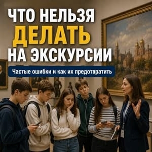 Что нельзя делать на экскурсии: частые ошибки школьников и как их предотвратить
