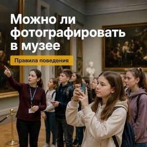 Можно ли фотографировать в музее: правила для школьных групп