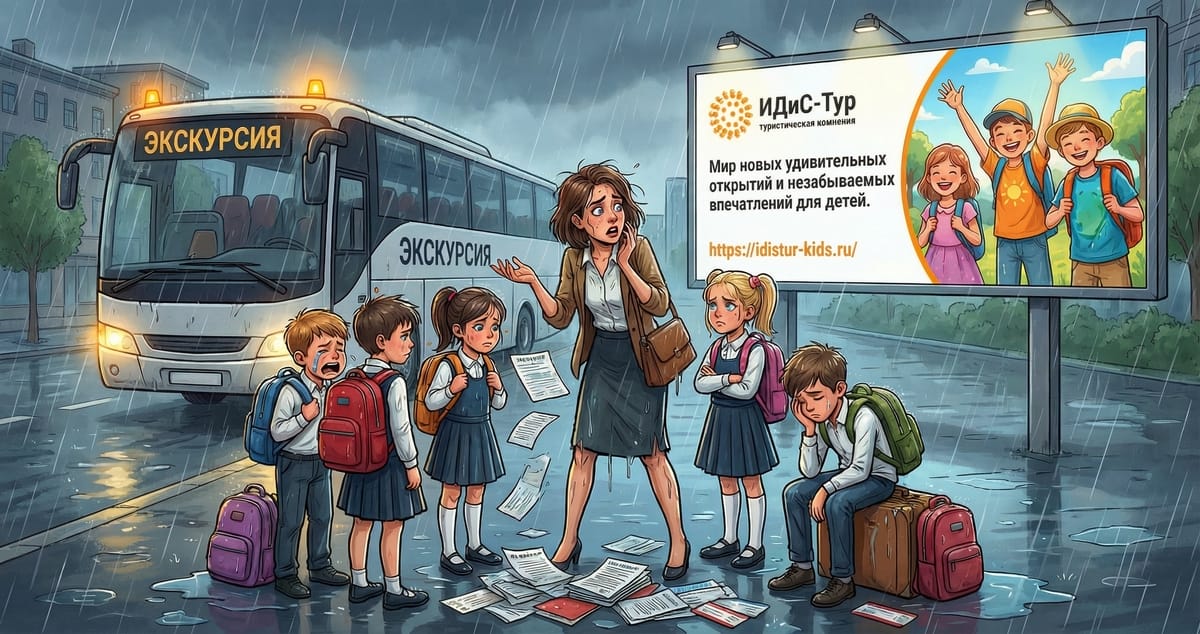 Ошибки при организации школьной поездки