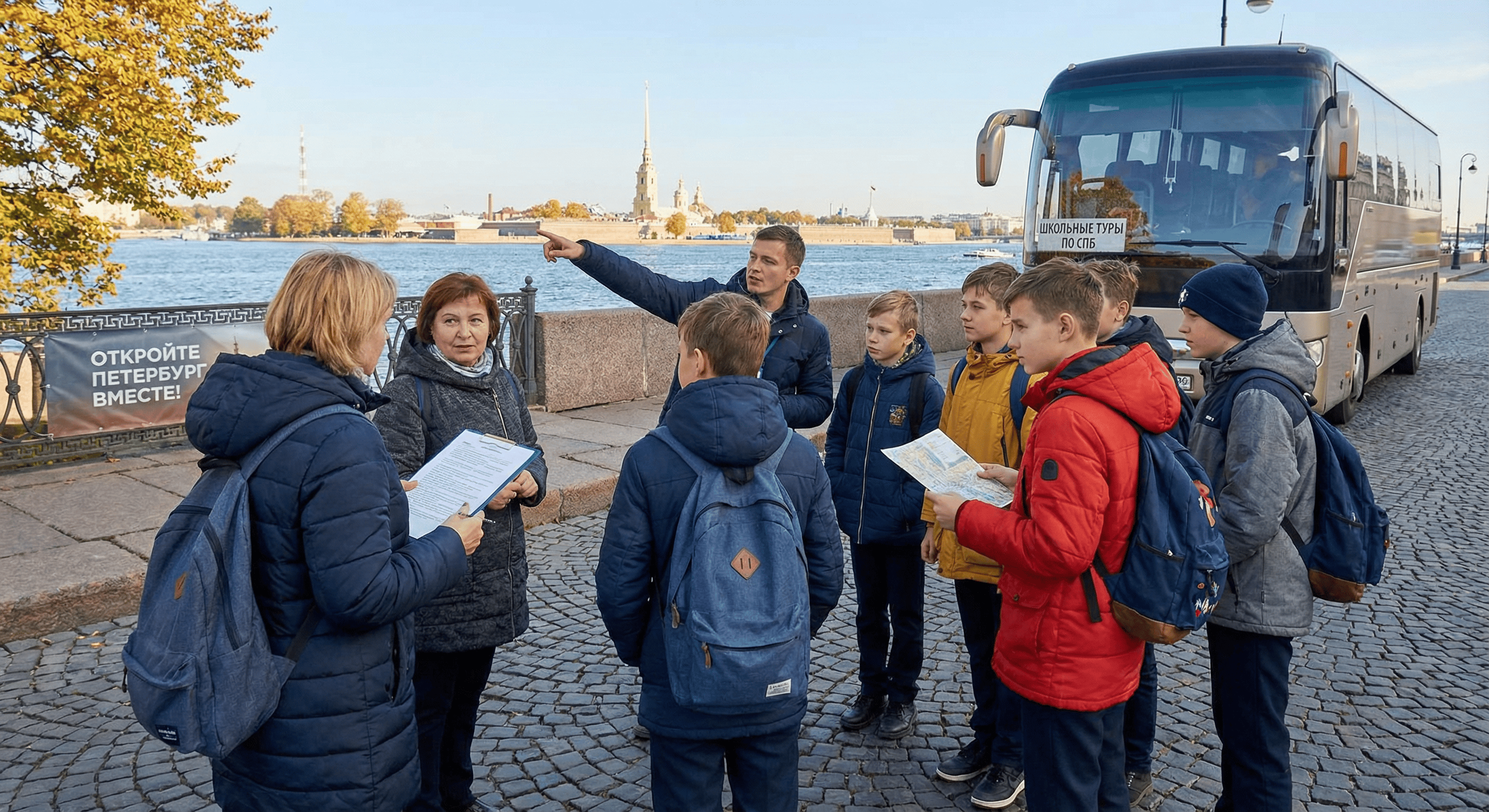 Школьная поездка в Санкт-Петербург